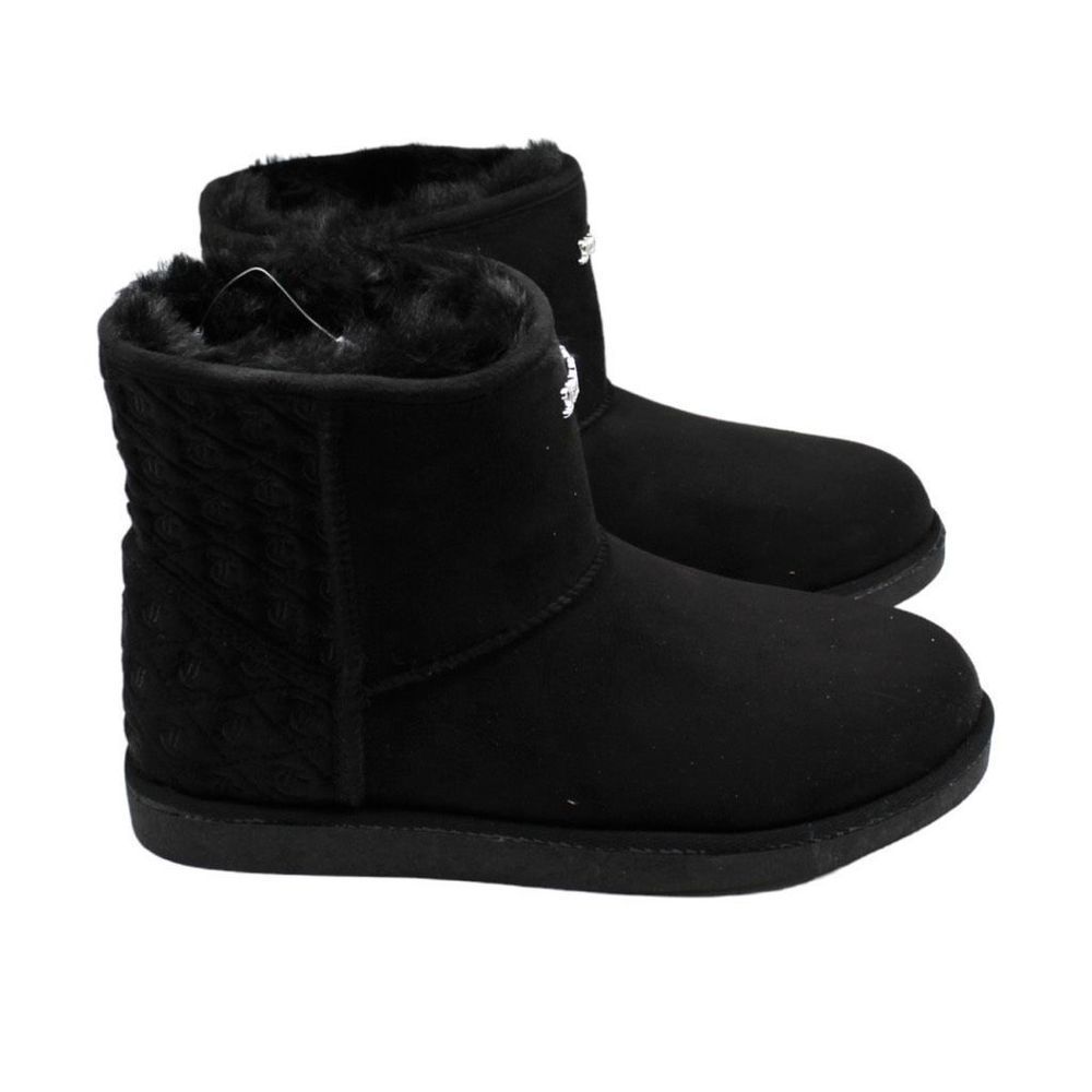 Juicy Couture Kave Women's Winter Black Boots Size 8 - Picture 5 of 6